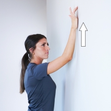 Walking fingers up the wall online exercise