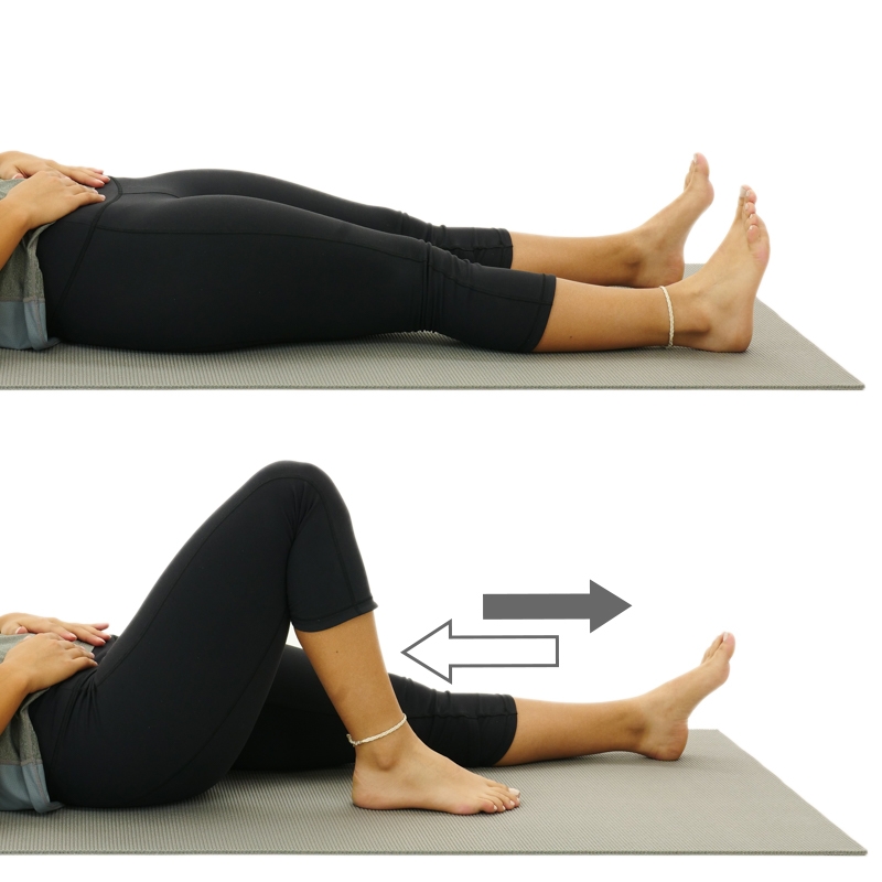 Supine Heel Slides – Post-stroke Exercise 