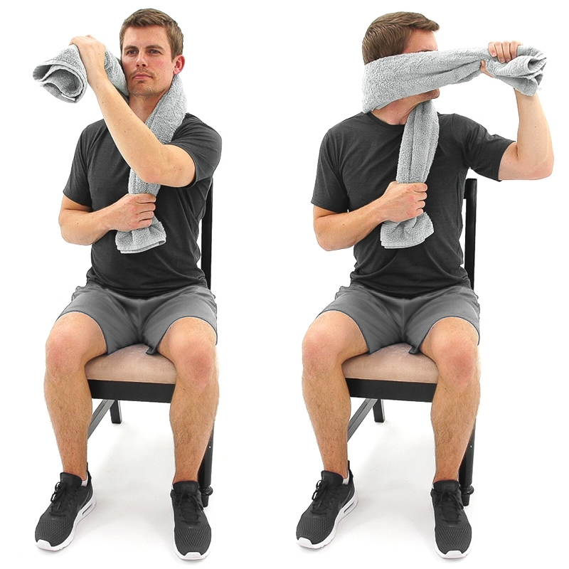 Towel Cervical Distraction — Rehab Hero