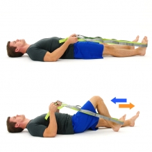 Sand-Pad exercise Recrunch Slide